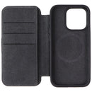 Nomad Modern Leather Folio Case for MagSafe for iPhone 15 Pro - Black