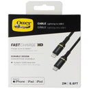 OtterBox Fast Charge Lightning 8-Pin to USB-C Cable - Black