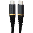 OtterBox (3m/9.8-Ft) Premium Fast Charge USB-C to USB-C Braided Cable - Black
