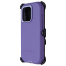 OtterBox Defender Case and Holster for iPhone 15 Pro - Mountain Majesty (Purple)