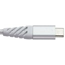 OtterBox (2m/6.6ft) Premium USB-A to USB-C Braided Charge Cable - Cloud White