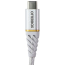 OtterBox (2m/6.6FT) Fast Charge Braided USB-C to USB-C Cable - White