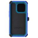 OtterBox Defender Case and Holster for iPhone 14 Pro - Rain Check (Blue)
