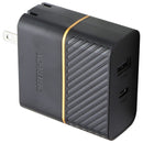 OtterBox (30W) FastCharge Dual Port Wall Charger USB-A (12W)/USB-C (18W) - Black