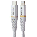 OtterBox (1m/3.3-ft) Braided Fast Charge Lightning 8-Pin to USB-C Cable - White