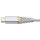 OtterBox (1m/3.3-ft) Braided Fast Charge Lightning 8-Pin to USB-C Cable - White