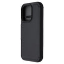OtterBox Strada Series for MagSafe for Apple iPhone 14 Pro - Black Leather
