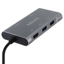 Philips Elite USB-C Multiport Hub w/ Power Pass-Through - Silver