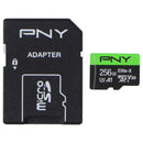PNY 256GB Elite-X microSDXC Card w/Adapter - Class 10 USH-I U3 V30 A1 (100MB/s)