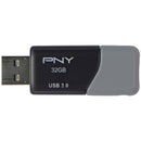 PNY (32GB) Turbo Attaché 3 USB 3.0 Flash Drive - Silver (P-FD32GTBOP-GE)