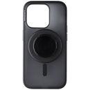 PopSockets PopCase for MagSafe for iPhone 15 Pro - Black Translucent