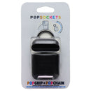PopSockets PopGrip + PopChain AirPods 1/2 Holder & Keychain - Black