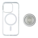 PopSockets PopCase for MagSafe for iPhone 15 Pro - Clear