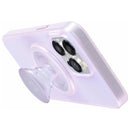 PopSockets PopCase for MagSafe for Apple iPhone 15 Pro Max - Opalescent Clear