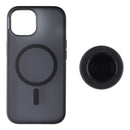 PopSockets PopCase for MagSafe for Apple iPhone 15 - Black Translucent