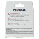 PowerLab 6FT Braided USB-C to USB-C Charge-Sync Cable - White