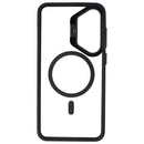 Prodigee KickIt Case for MagSafe for Samsung Galaxy S24+ (Plus) - Clear / Black