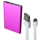 Professional Mobile Supply (10k mAh) Slim Portable Power Bank - Pink Gloss