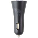PureGear Universal 24W Dual Port USB-A Car Charger for Smart Devices - Black