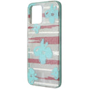PureGear Slim Shell Series Hard Case for REVVL 6 5G - Blue Flowers/Glitter