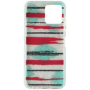 PureGear Slim Shell Series Hard Case for REVVL 6 5G - Blue Flowers/Glitter
