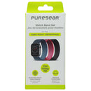 PureGear 3 Pack Nylon & Velcro Watch Band Set for Apple Watch (38/40/41mm)