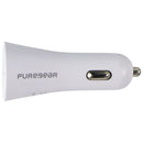 PureGear 20W USB-C Car Charger - White (09293PG)