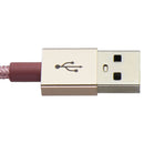 PureGear (4-Ft) USB to Lightning 8-Pin Braided Charging Cable - Pink