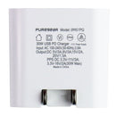 PureGear 30W USB-C PD Wall Charger - White