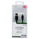 Qmadix (QM-PTHDMI-Q2) 6Ft Wall Charger & Cable for Micro USB Devices - Black
