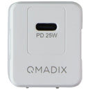 QMADIX USB-C Travel Charging Hub (25W) - White