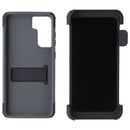 Quikcell Advocate + Holster for Samsung Galaxy S21 FE 5G - Steel Black