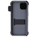 Quikcell Advocate Case with Kickstand + Holster for iPhone 13 - Steel Black