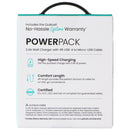 Quikcell Power Pack 2.4A Wall Charger with 4ft USB-A to Micro-USB Cable - Black