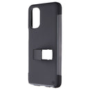 Quikcell Advocate Kickstand Case for Motorola Moto G Stylus (2022) - Steel Black