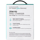 Quikcell (25W) PD Wall Charger USB-C Single Port Adapter - Black