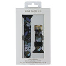 Rifle Paper Co. Watchband for 42-44mm Apple Watch SE 2/SE/6/5/4 - Black/Flowers