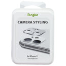 Ringke Camera Styling Lens Protector for iPhone 11 Smartphones - Silver