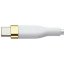 S. Simple 4-Pack Charger/6-Ft Cables/Car Charger Bundle (USB-C/30W) - White/Gold