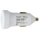 S. Simple 4-Pack Charger/6-Ft Cables/Car Charger Bundle (USB-C/30W) - White/Gold