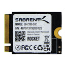 Sabrent (512GB) Rocket M.2 2230 NVMe PCIe 4.0 SSD (SB-2130-512)