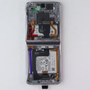 Repair Part SVC LCD Assembly (E/ZS/PF) Frame for Galaxy Z Flip4 (SM-F721) Silver