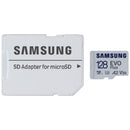 Samsung 128GB EVO Plus microSDXC Card w/Adapter - A2 Class 10 U3 V30 (130MB/s)