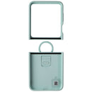 SAMSUNG Official Silicone Cover Case with Ring for Galaxy Z Flip5 - Ocean Green