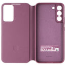 Samsung Official Smart Clear View Cover for Samsung Galaxy S22+ (Burgundy)