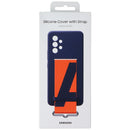 Samsung Official Silicone Cover with Strap for Samsung Galaxy A53 5G - Navy