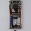 Repair Part SVC LCD Assembly (E/AD/PF) Frame for Galaxy Z Flip4 (F721) Pink Gold