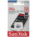 SanDisk 32GB 100MB/s Ultra MicroSDHC UHS-I Card