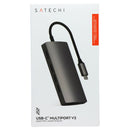 SATECHI USB-C Multiport V2 Dock Station with 4K HDMI/60W USB-C/3x USB - Gray