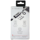 SATECHI USB-C 2-in-1 Ethernet & 3 Port USB Hub for MacBook/iPhone - Space Gray